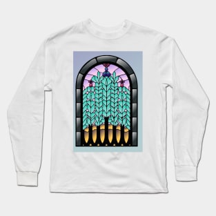 Stained Glass 20 (Style:12) Long Sleeve T-Shirt
